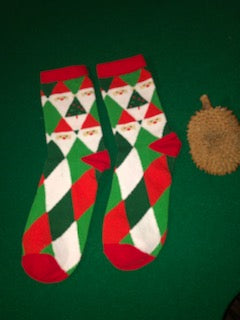 Santa Claus Christmas Theme Socks