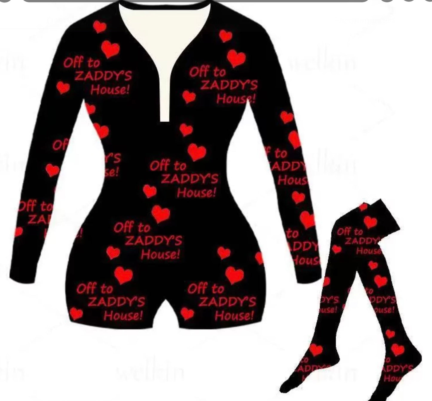 Adult Graphic Onesie