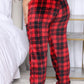 Red/Black Flannel Comfy Unisex Pajama Bottoms
