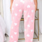 Pink Plush Pajama Bottoms